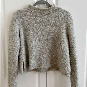 Aerie Fuzzy Cropped Sweater
